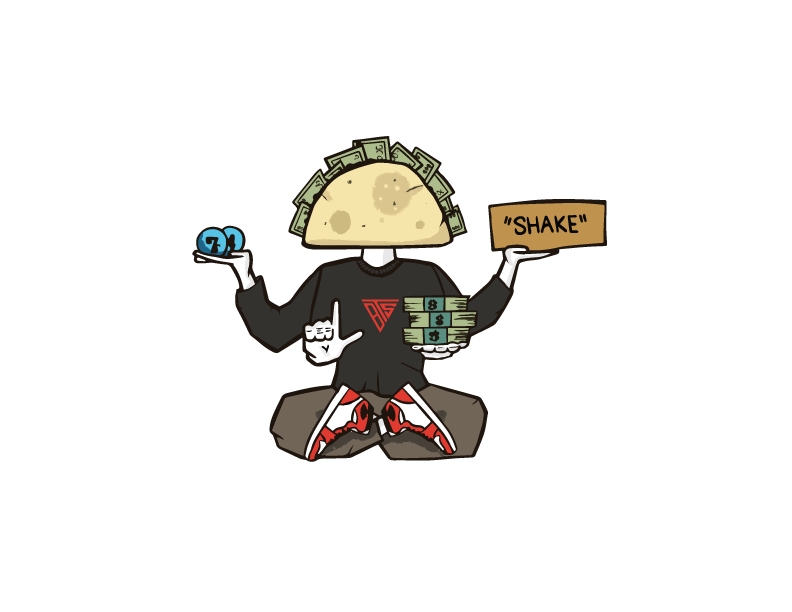 Taco Bout Shakes mascot
